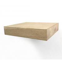 Wood Brothers Zwevende wandplank eiken recht 20 x 20 cm