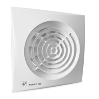 Soler & Palau Badkamer/toilet Ventilator  Silent (100criz) Ã100mm - Vertraagde Start + Automatische Timer