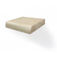 Wood Brothers Zwevende wandplank eiken boomstam 20 x 20 cm