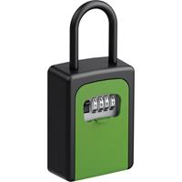 Basi Schlüsselsafe - SSZ 200B - Schwarz-Grün - mit Zahlenschloss - Aluminium - 