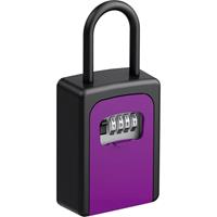 Basi Schlüsselsafe - SSZ 200B - Schwarz-Lila - mit Zahlenschloss - Aluminium - 