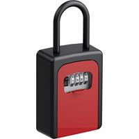 Basi Schlüsselsafe - SSZ 200B - Schwarz-Rot - mit Zahlenschloss - Aluminium - 