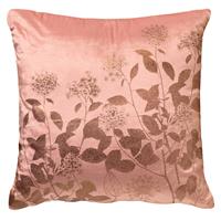 Dutch Decor Rosalie - Kussenhoes Met Bloemenpatroon 45x45 Cm Muted Clay - Roze - Roze