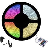 BES LED LED Strip Set RGB - 5 Meter - 12V - Waterdicht IP65 - Afstandsbediening