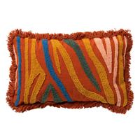 Dutch Decor Missouri - Kussenhoes Met Patroon 30x50 Cm Potters Clay - Oranje - Oranje