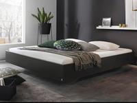 Mobistoxx Bed IXANA 160x200 cm metaalgrijs zonder hoofdeinde