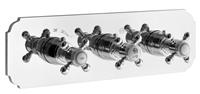 Sapho Sassari Inbouw thermostatische Douchemengkraan 3 uitgangen chroom