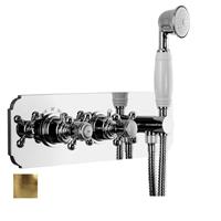 Sapho Sassari Inbouw Douchemengkraan incl. handDouche 2 uitgangen brons