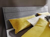 Mobistoxx Hoofdeinde SCARLETT 160x200 cm grijs met stof