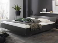 Mobistoxx Bed IXANA 180x200 metaalgrijs met hoofdeinde