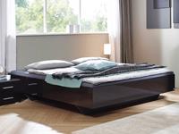 Mobistoxx Bed IXANA 160x200 cm hoogglans grijs zonder hoofdeinde