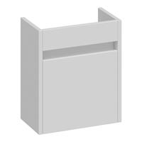 Saniclass Nexxt Fonteinonderkast - 40x45x22cm - 1 linksdraaiende deur - greep - MDF - hoogglans wit FO-NXLHW