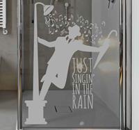 Decoratiesticker Zingen in de Douche