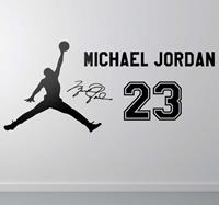 Sticker silhouette Michael Jordan 23