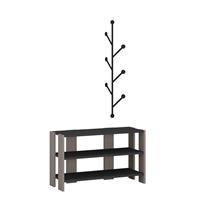 Decortie | Schoenenrek met wandkapstok Adamo