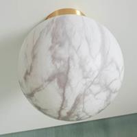 It's About Romi Deckenleuchte Carrara in Weiß und Gold E14 265mm