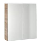 Aqualine Vega Spiegekast 60x70x18cm oak platin