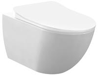 Creavit Freedom hangtoilet met spoelrand en bidet wit