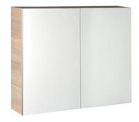 Aqualine Vega Spiegelkast 80x70x18cm eiken