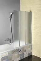 Aqualine Vanda Badwand vouw 1000x1400 mm chroom / Glas