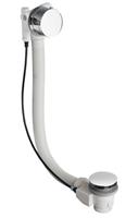 Polysan Pop Up  badoverloop vulcombinatie chroom verlengd 675mm