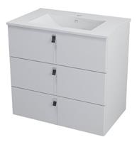 Sapho Mitra wastafelmeubel 90x70x46cm wit