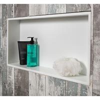 Xenz inbouwnis 60x30x10cm mat wit Solid Surface