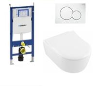 Complete Geberit UP320 set Villeroy & Boch Avento met slimseat