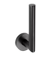 Sapho X-Round Black Wandmontage reserve toiletrolhouder zwart