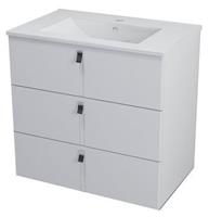 Sapho Mitra Badkamermeubel keramiek/MDF 75 cm wit