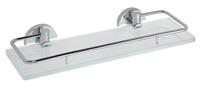 Sapho X-Round E Glazen planchet met rail 300x130mm chroom