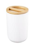 Sapho Snow tandborstelhouder 7,2x7,2cm wit