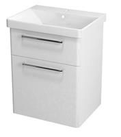 Sapho Theia 2 wastafelmeubel 56,4x70x44,2cm wit
