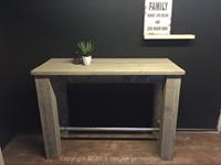 Het Steigerhouthuis Steigerhouten Bartafel Blokpoot Steigerbuis - 200 x 100 x 100 cm
