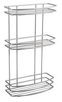 Aqualine Chrom Line Drievoudig hoekrek chroom