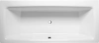 Polysan Kvadra Rechthoekig bad met supportframe 170x80x47cm wit