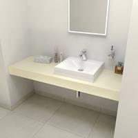 Sapho Tailor Rockstone blad 160x50 cm versie F