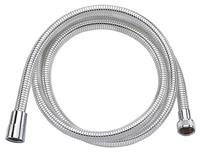 Aqualine Laser Kunststof Doucheslang glad 200cm chroom / wit