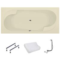 Xenz Parel bad 190x90 glanzend Pergamon
