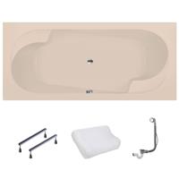 Xenz Parel bad 190x90 mat CrÃ¨me