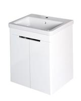 Sapho Ella Badkamermeubel 56,5x65x43cm 2x deur wit