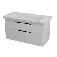 Sapho Ella wastafelonderkast 95,7x50x42,8cm wit