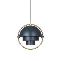 GUBI Multi-Lite Pendant Small Brass & Midnight Blue - Limited Edition