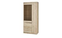 Vitrine ¦ holzfarben ¦ Maße (cm): B: 86 H: 196 T: 40  - Möbel Kraft