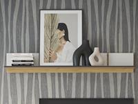 Mobistoxx Wandplank MODO 150 cm artisan eik/alpine wit