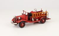 Miniatuurmodel tin oude Brandweerwagen