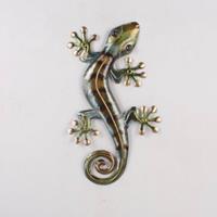 Sam. B.V. Wanddecoratie Gekko gekleurd