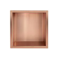 Mueller Cobre inbouwnis 30x30x10cm geborsteld koper