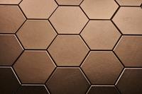 DTG Onda wandtegel hexagon 15x17 aged bronze