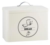Esschert Design voorraadblik Bread 34,5 x 19 cm staal crÃ¨me